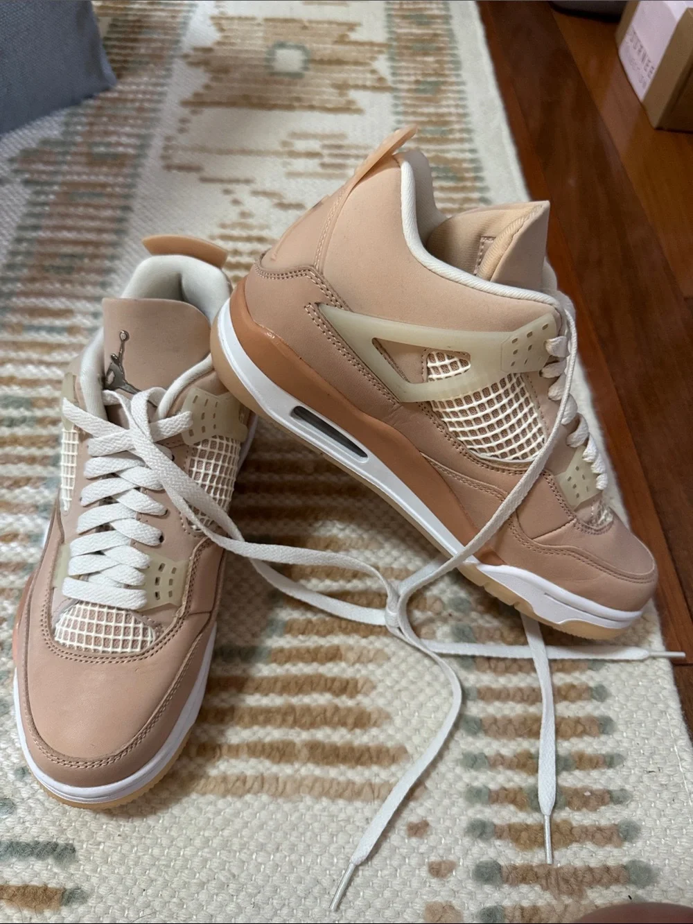 Jordan Women’s Sneakers in Blush Pink and Cream